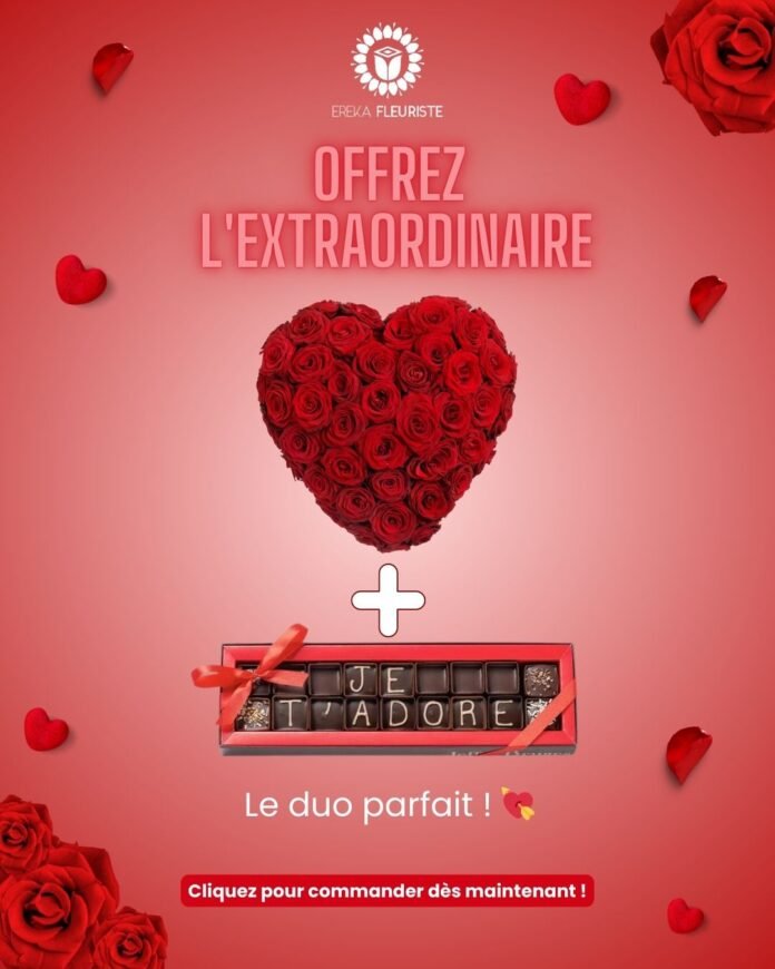 Ereka Fleuriste Saint-Valentin ! ❤️